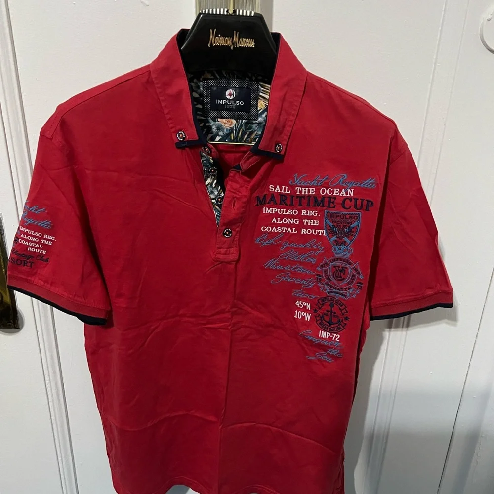 IMPULSO ITALY VINTAGE shirt cotton MEN LIKE NEW - Picture 1 of 11